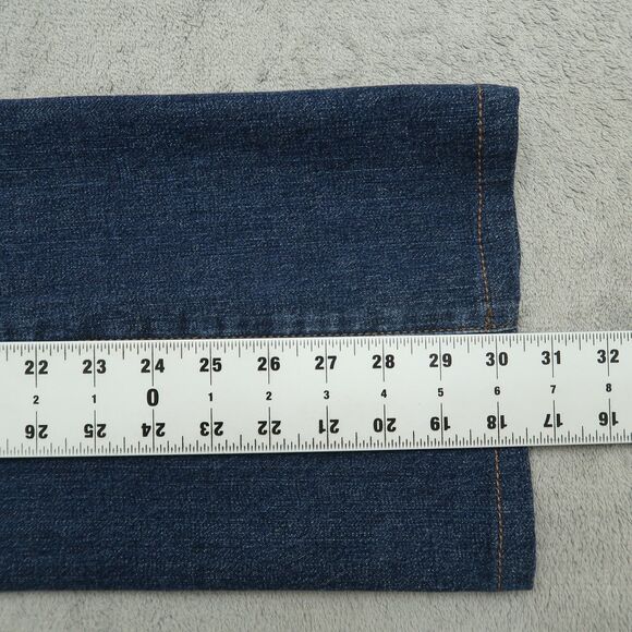 Lucky Brand Jeans Women's Size 10 Mid-Rise Flare Denim 30.5" Inseam Distressed - Picture 5 of 16